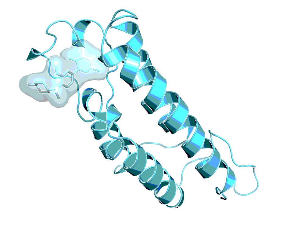 Bromodomain of BPTF with BI-7190, as observed by x-ray