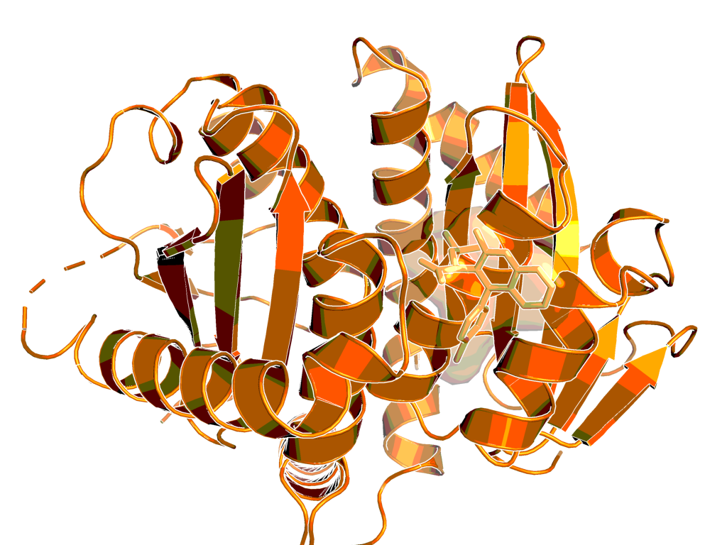 HIV integrase in complex with an analog of BI 224436 (PDB code: 4NYF)