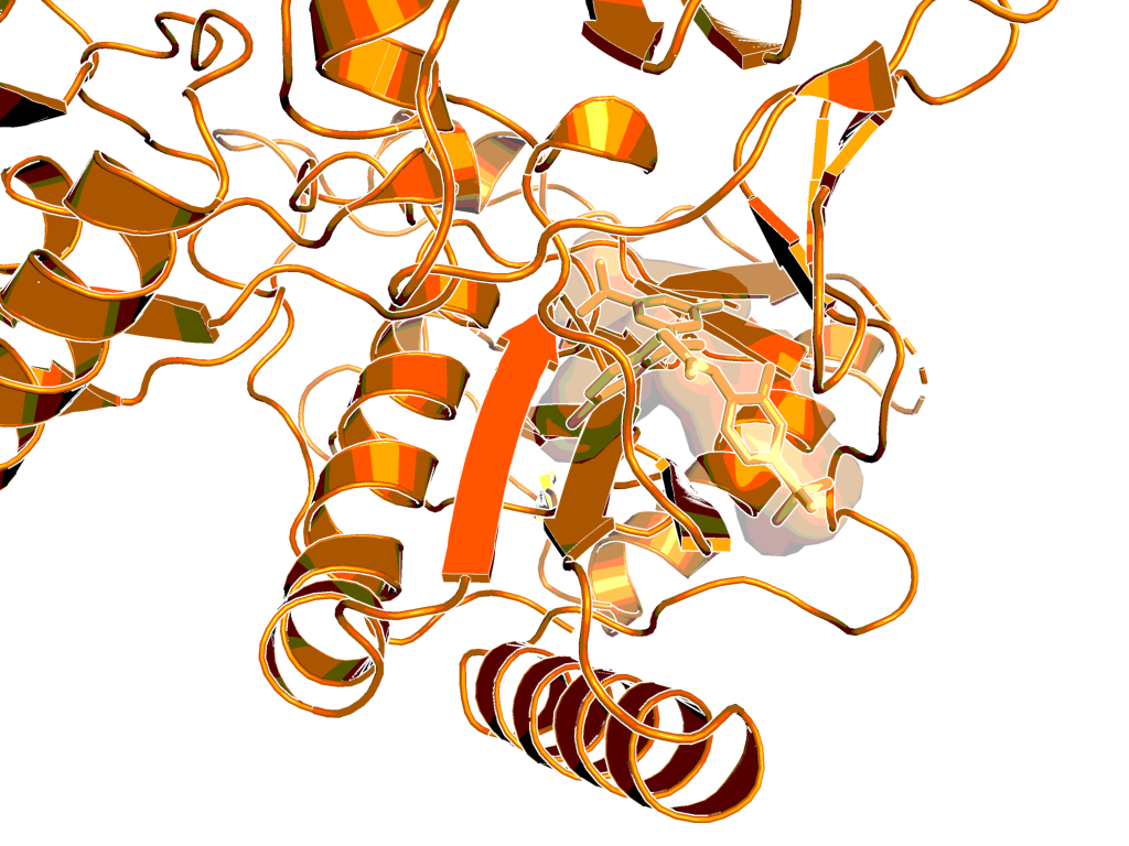 HIV NNRTI in complex with related structure GW564511 (PDB code: 3DLG)