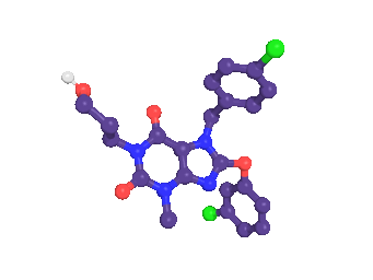 3D gif of TRPC4/5 inhibitor | HC-070