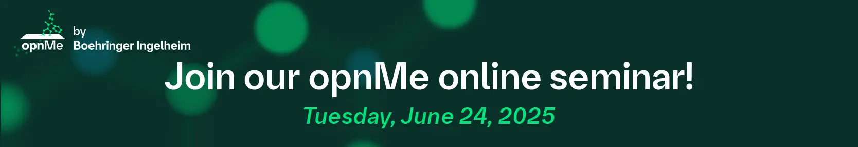 opnMe online seminar SGC, DCP, and opnMe