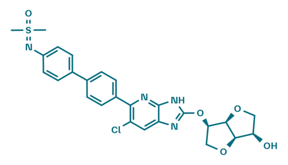 2D structure of AMPK Activator - BI-9774