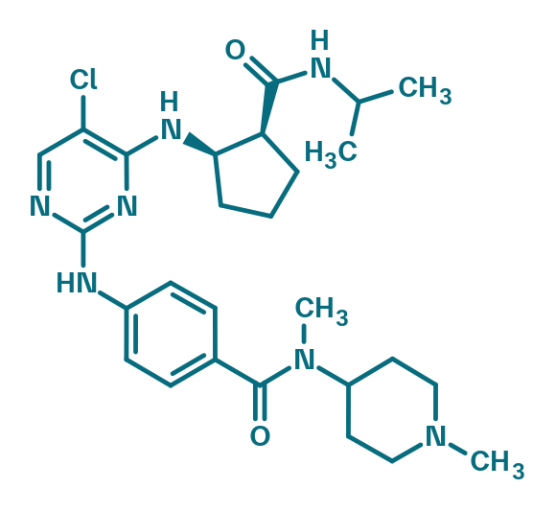 2D structure of Aurora B inhibitor - BI 831266