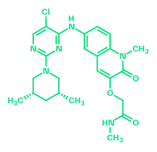 2D structure of BCL6 degrader - BI-3802