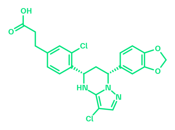 2D structure of BCL6 degrader ǀ BI-1136