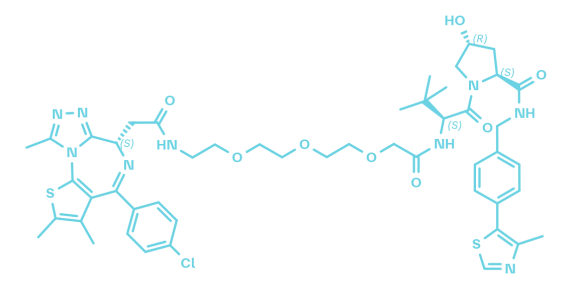 2D structure of BET PROTAC - MZ1