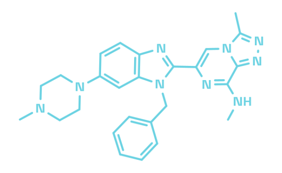 2D structure of Orally bioavailable BET inhibitor | BI 894999