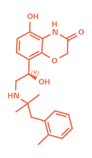 2D structure of β2AR agonist - BI-167107