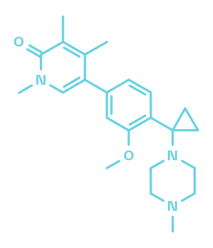 2D structure of BPTF inhibitor - BI-7190