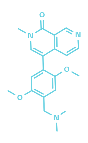 2-D structure of BRD9 inhibitor - BI-9564