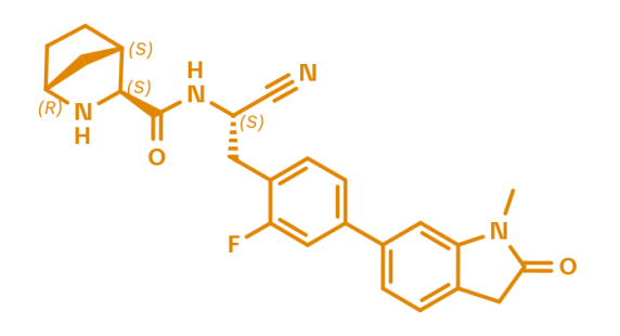 2-D structure of Cathepsin C (CTSC) inhibitor - BI-9740