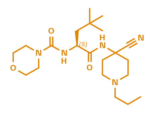 2-D structure of Cathepsin S inhibitor - BI-1124