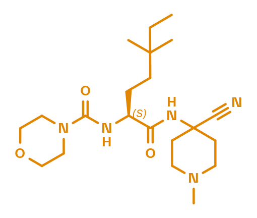 2-D structure of Cathepsin S inhibitor - BI-1915