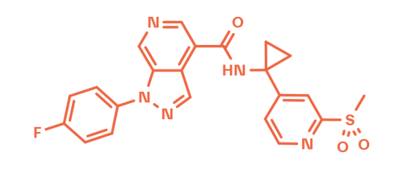 2-D structure of CCR1 antagonist - BI 639667