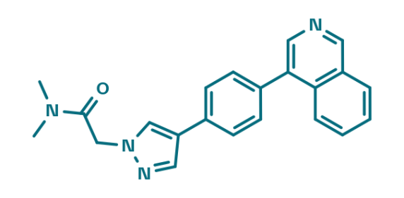 2-D structure of CDK8 inhibitor - BI-1347