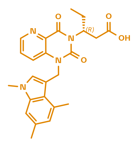 2-D structure of Chymase inhibitor - BI-1942