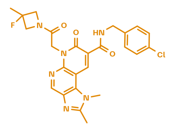 2-D structure of CMV polymerase inhibitor | BI-9553