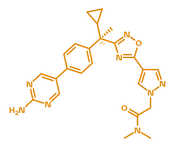 2-D structure of FLAP antagonist - BI 665915