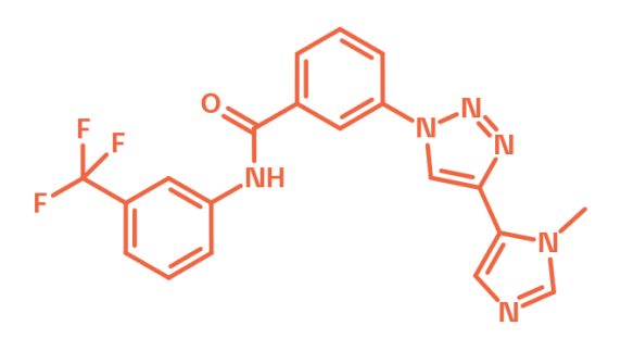 2-D structure of GPR142 Agonist - BI-1046