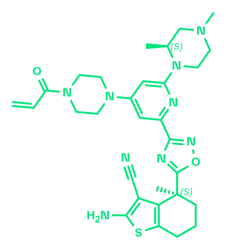 2D structure of KRAS G12C Inhibitor | BI-0474 