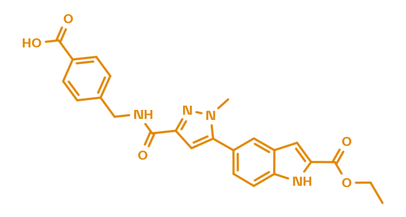 2-D structure of MMP-13 antagonist - BI-4394