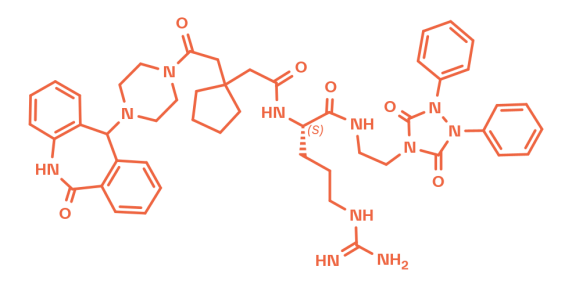 2-D structure of NPY2R Antagonist - BIIE0246