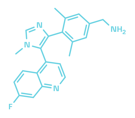 2-D structure of NSD3-PWWP1 Antagonist - BI-9321