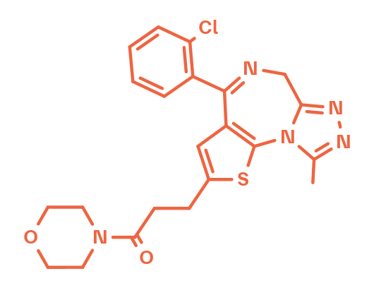 2-D structure of Apafant - PAF Receptor Antagonist