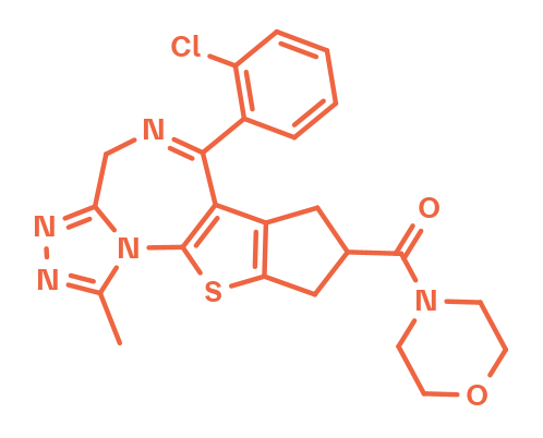 2-D structure of Bepafant - PAF Receptor Antagonist