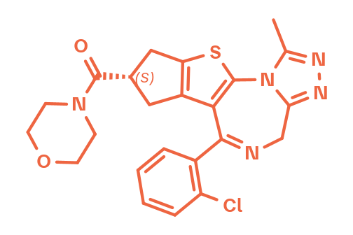 2-D structure of S-Bepafant - PAF Receptor Antagonist