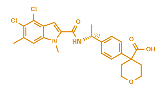 2-D structure of Orally bioavailable PHGDH inhibitor | BI-9593