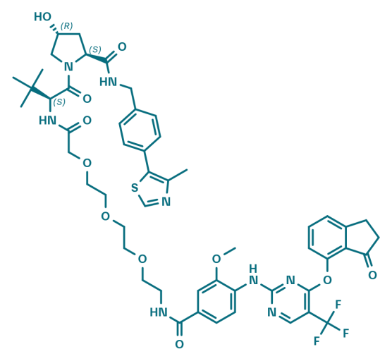 2-D structure of PTK2 PROTAC - BI-0319