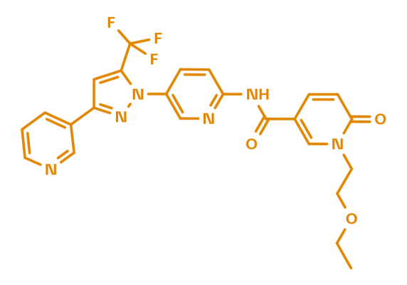 2-D structure of sEH inhibitor - BI-1935