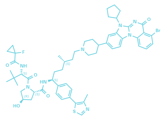 2-D structure of SMARCA2 PROTAC | ACBI2