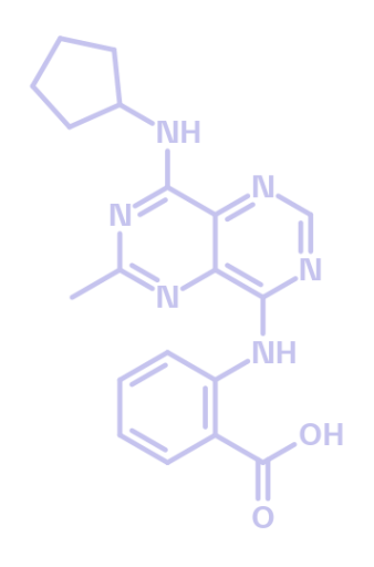 2D structure of multidrug resistant protein 4 inhibitor | BI-4926