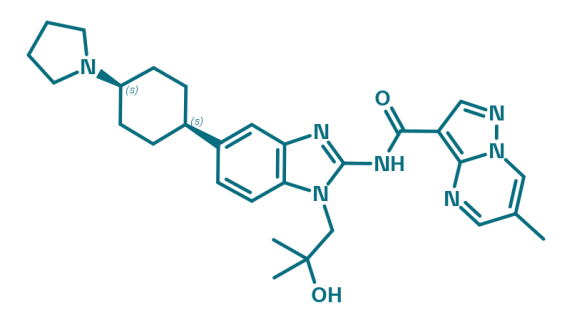 2-D structure of IRAK4 inhibitor | BI1543673