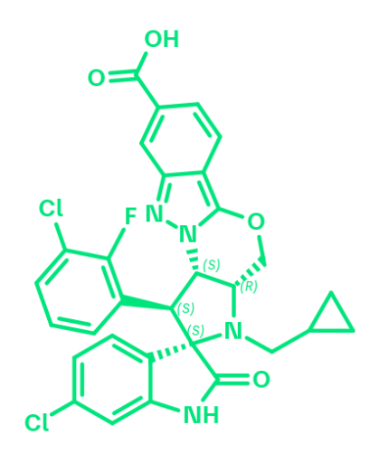 2-D structure of MDM2–p53 antagonist
