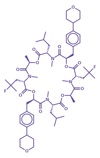 2-D structure of Slowpoke 1 (SLO-1) channel agonist
