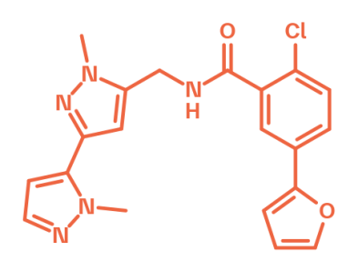 2D structure of mGluR1 Positive Allosteric Modulator | BI02982816