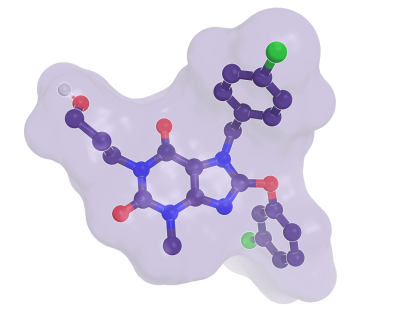 3D image of TRPC4/5 inhibitor | HC-070