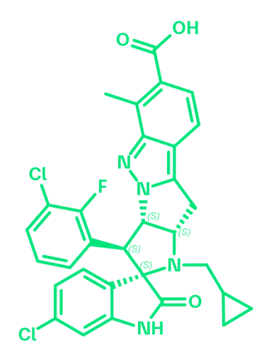 2-D structure of MDM2-p53 antagonist