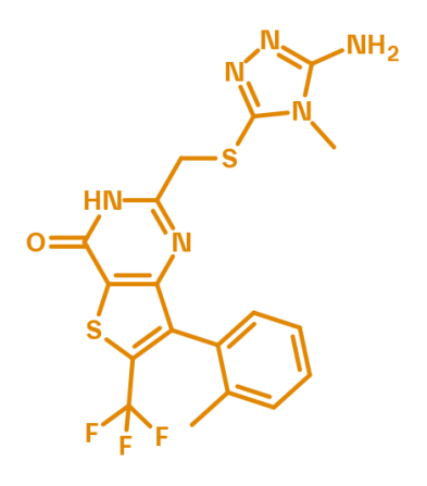 2-D structure of QPCT/L dual inhibitor | BI-3614